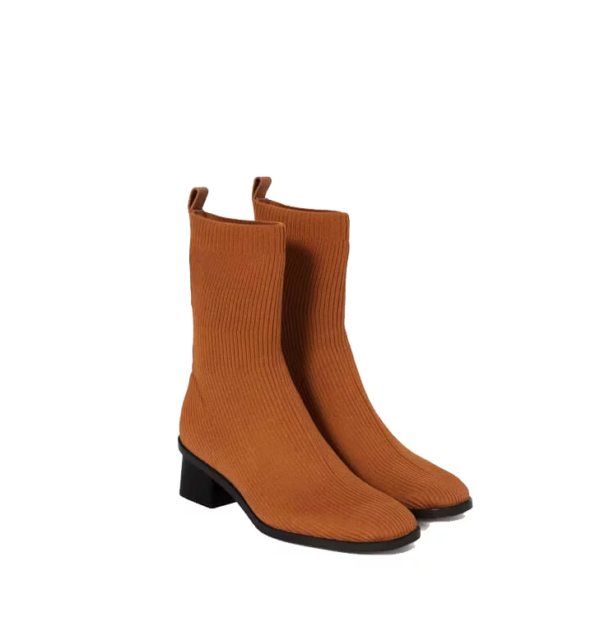 The High-Ankle Glove Boot In ReKnit